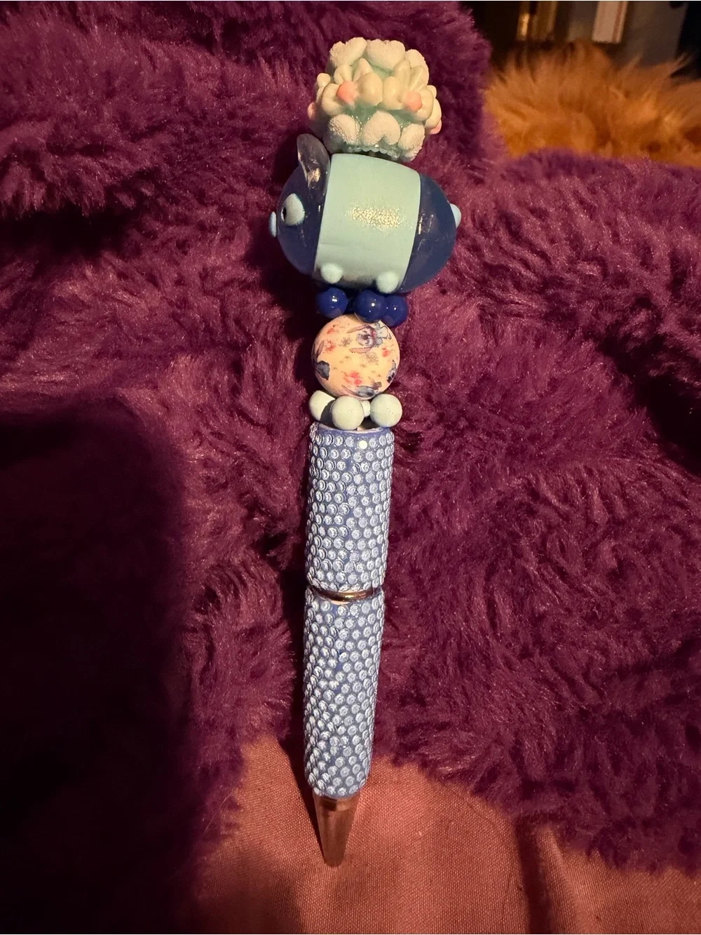 Stitch Floral Dream Beaded Pen